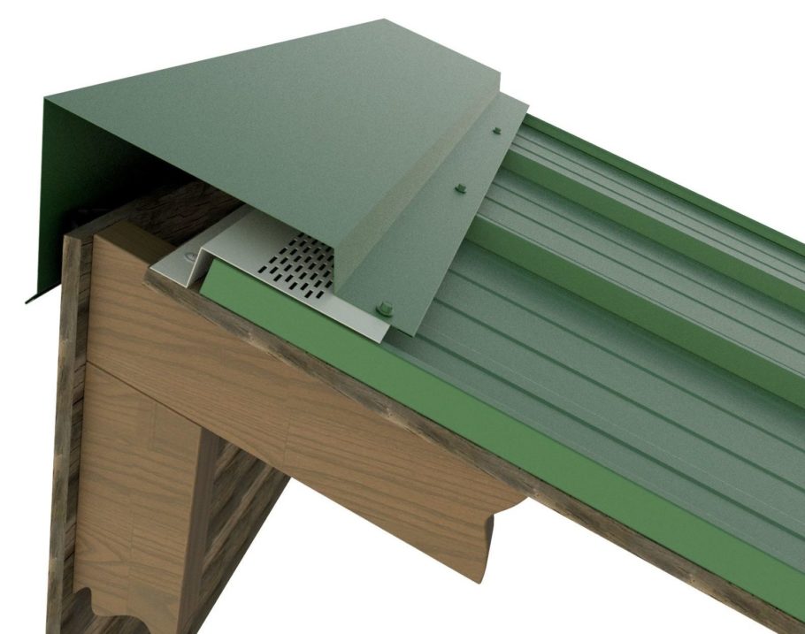 Vented Peak Metal Roof Flashing Available Now!
