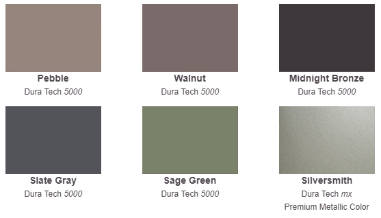 Asc Roofing Color Chart